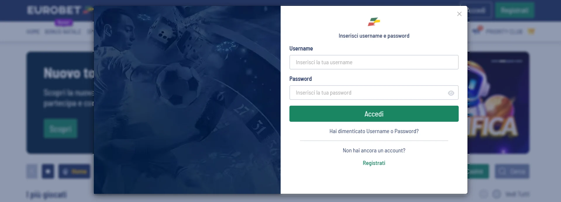EuroBet Casino Login